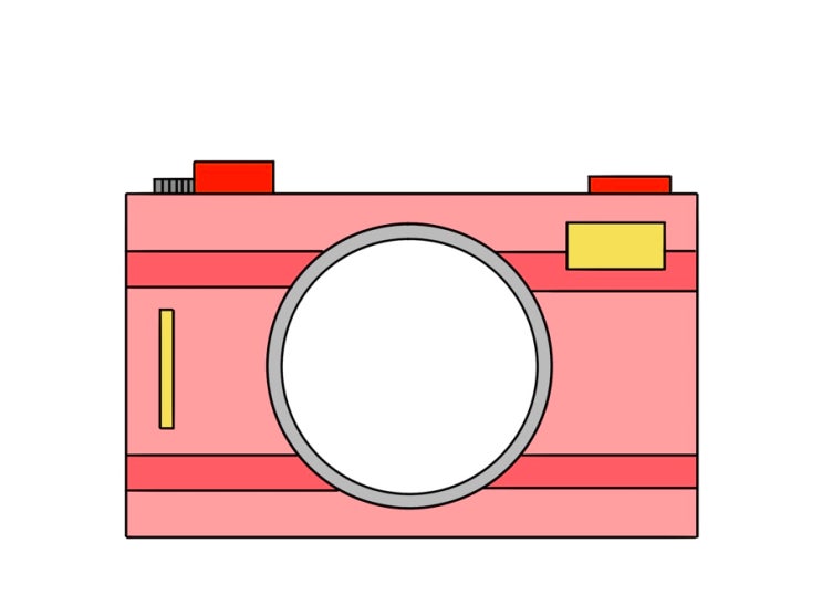 [영유아수업자료]영아반 탐색교구-카메라색깔판 도안
