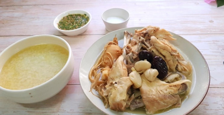  토종닭으로 야들한 백숙만들기(ft.압력솥)