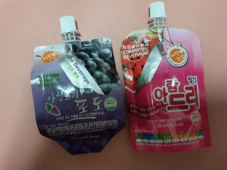 아람드리 - 포도즙&딸기즙 아람드리 - 포도즙&딸기즙