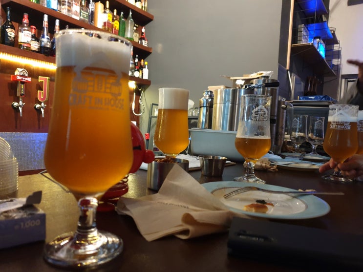  위례 크래프트 인 하우스 맛있는 수제 맥주 즐기기
