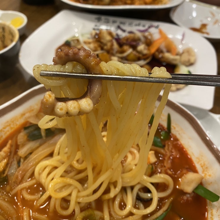  얼큰하고 매콤한 짬뽕이 맛있는 진천동 맛집 가미동
