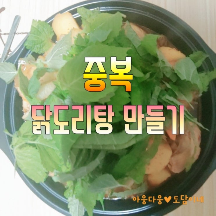  닭도리탕 만들기 백종원레시피는 언제나 성공