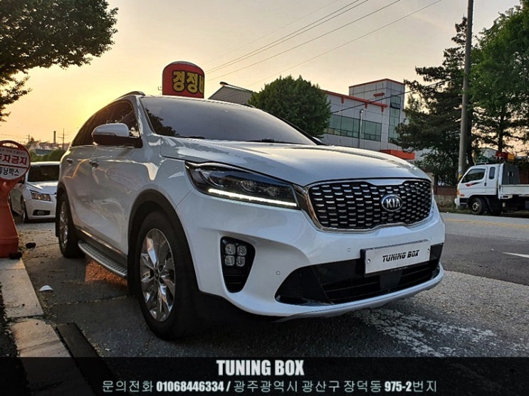  쏘렌토 더마스터 아이박 다운스프링으로 낮고 멋진 자세 완성[광주 튜닝박스]