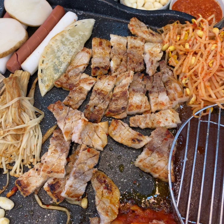  밥세공기 클리어한 가음정시장맛집 : 천일식육식당
