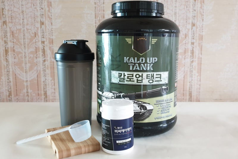 살찌는방법은 체중증가보충제 칼로업탱크 먹어봐요