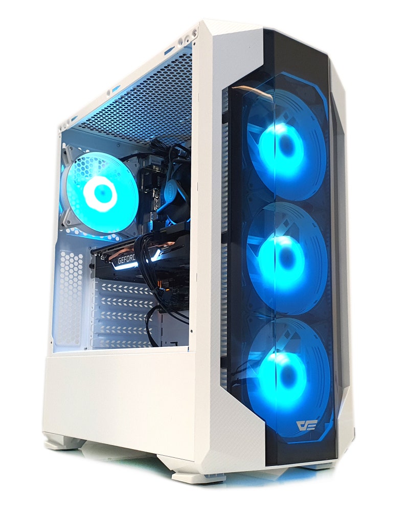 화이트 튜닝이 가미된 300만원대 RTX 4080 게임용 조립식 컴퓨터