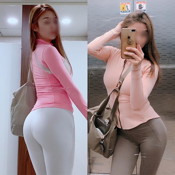 흔한 두아이 유부녀 레깅스 몸매 뒤태