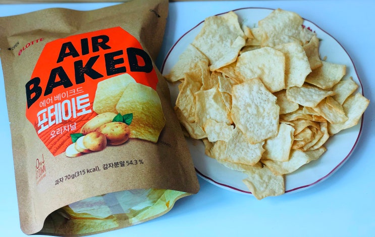  롯데 구운 감자칩 에어베이크드 포테이토 오리지날 먹어 봤어요