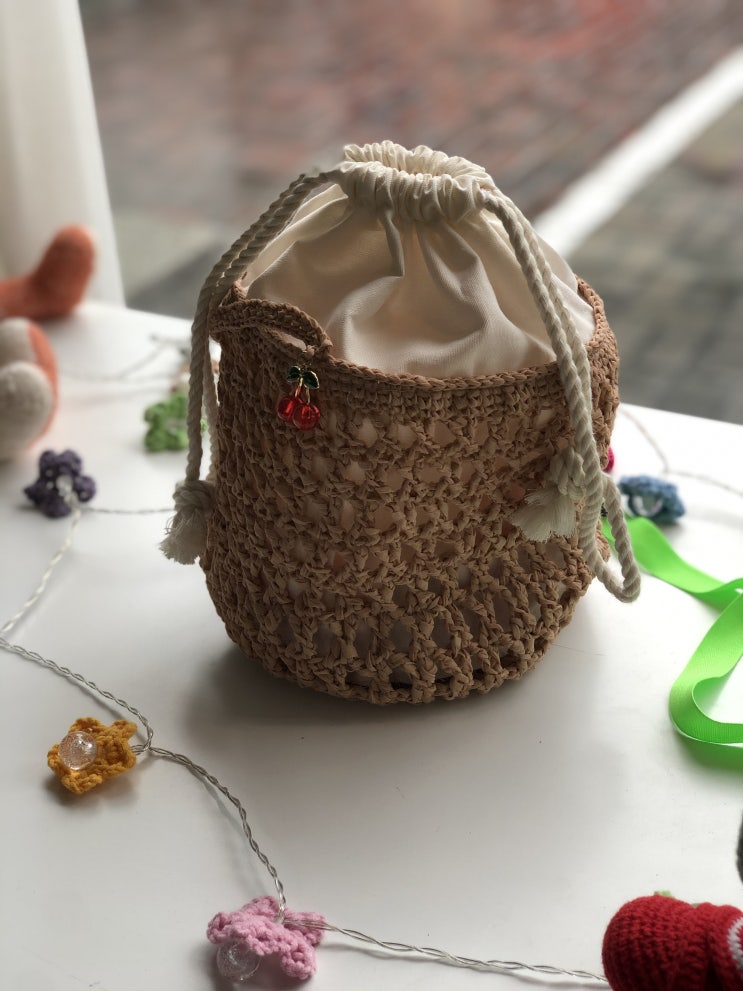  [코바늘] 바스켓백