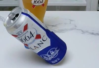  재미로 하는 캔맥주 세우기 마술