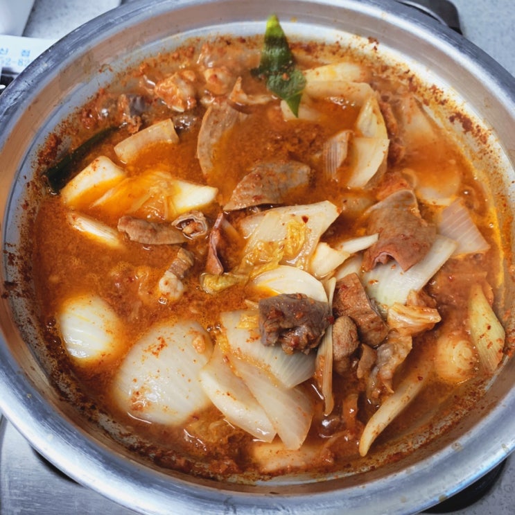  진주 야무진냄비 곱창전골 배달후기