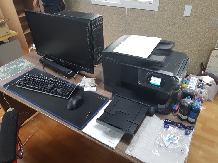  프린터판매 복합기판매 hp8710무한프린트기 판매합니다. - 울산 울주군 서하리 사무실프린터 판매