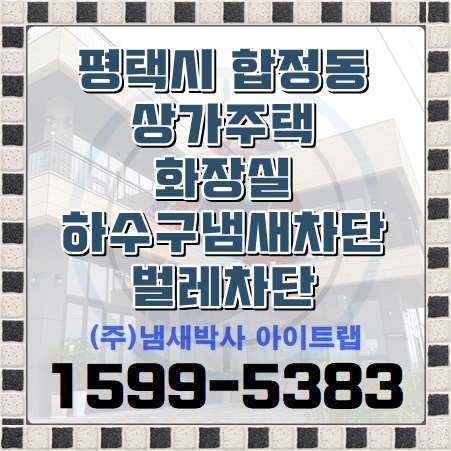 평택 하수구냄새 와 벌레차단 엔 냄새박사아이트랩