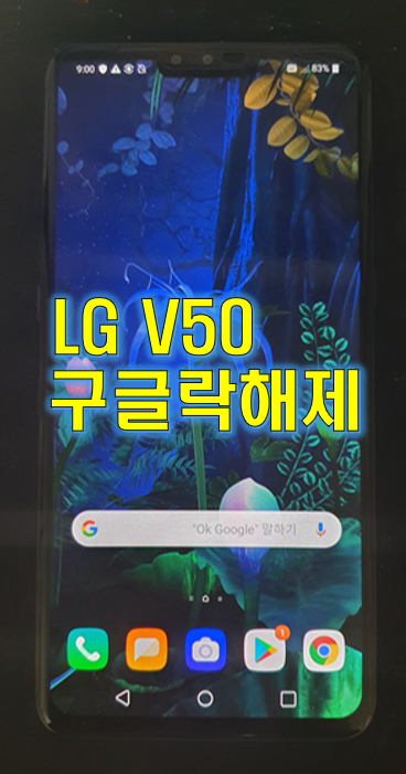 LG V50 구글락 해제 성공