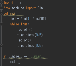 MicroPython IDE(PyCharm)설치 및 LED 제어해보기