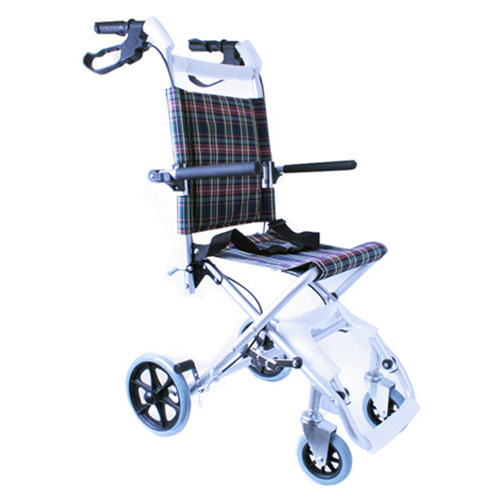 [탄탄] 초경량 휠체어 여행용 휴대용 접이식 수동 휠체어