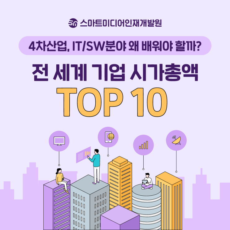  전 세계 기업 시가총액 순위로 보는 IT/SW 분야의 중요성