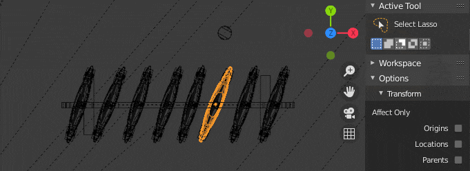  [Blender 2.83] Transform Affect only