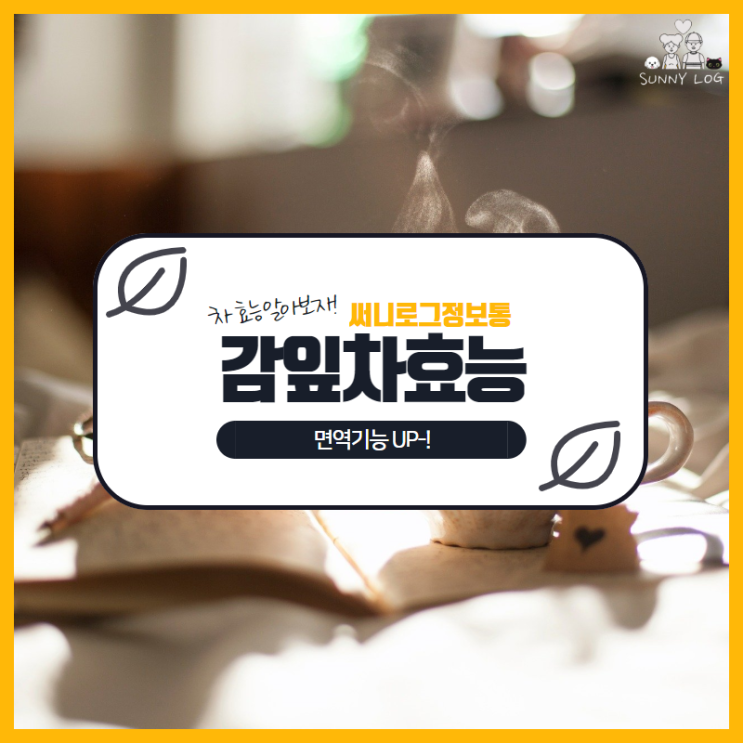  감잎차효능 하루 한잔이면 충분해요