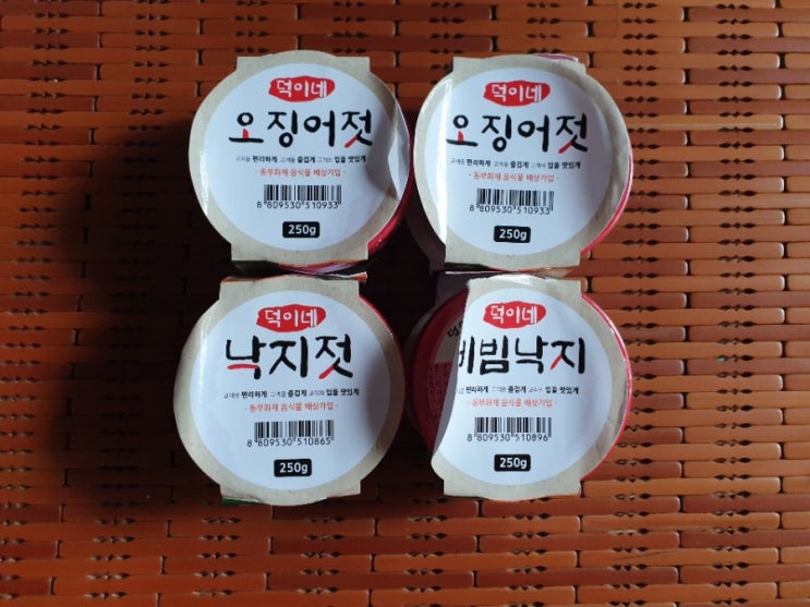 밥반찬 밥도둑 덕이네 오징어젓 낙지젓 비빔낙지젓 구매 후기 밥반찬 밥도둑 덕이네 오징어젓 낙지젓 비빔낙지젓 구매 후기