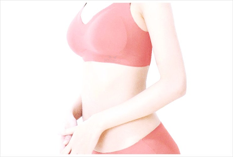 여성 섹시 브래지어,[네게로]노와이어브라팬티세트~