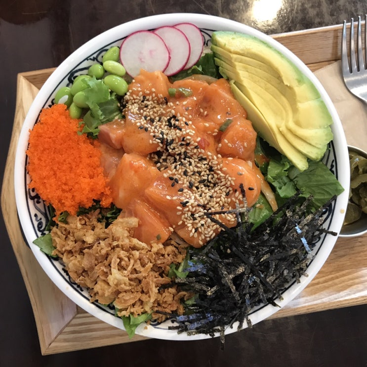  [연남동맛집] 연어포케맛집, 푸딘코맛집 / 건강한 한 끼를 먹고 싶다면 '슬로우캘리'