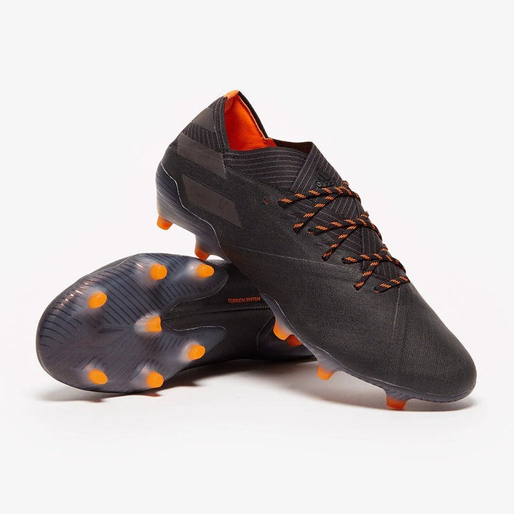 adidas Nemeziz .1 FG-코어 블랙 / 시그널 오렌지 축구화 EH0830