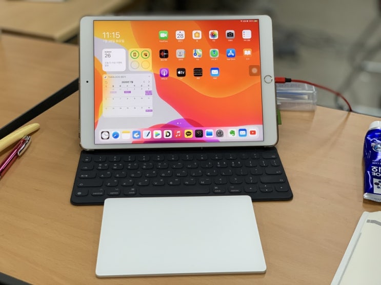  아이패드os ios14 베타 애플 매직트랙패드2 제스처 사용후기