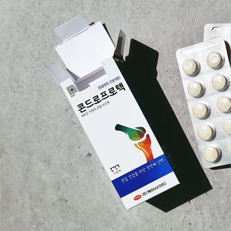  콘드로프로텍 애견관절영양제 챙겨줄거야