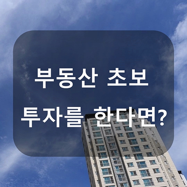  부동산 초보 투자를 한다면? 자금보다는 확신이 중요하다