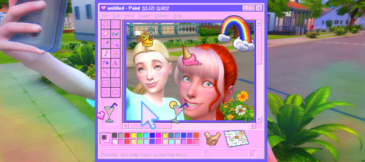 Sims 4 Play ] Pastel Colorful SimㅡFixative Family ]