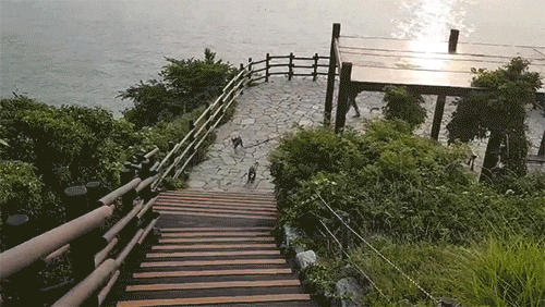 부산 이기대공원에서