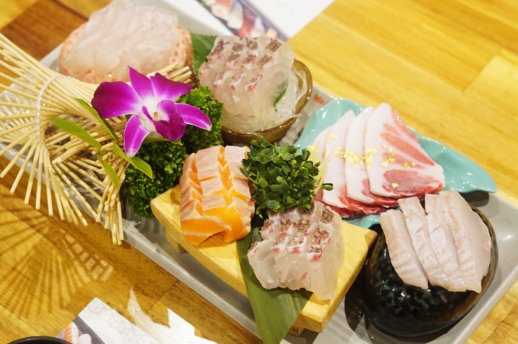  초밥과 사시미 플레이팅이 예쁜 가락동 맛집 미스터스시 가락시장역 직영점
