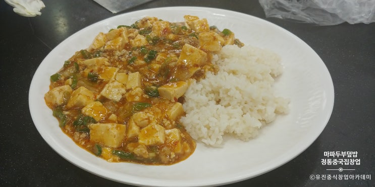  마(麻)파(婆)두부 덮밥