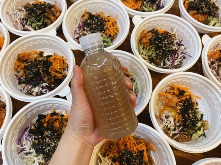  수원도시락 림과함께 강원도 도시락 배달 시원한 냉묵밥