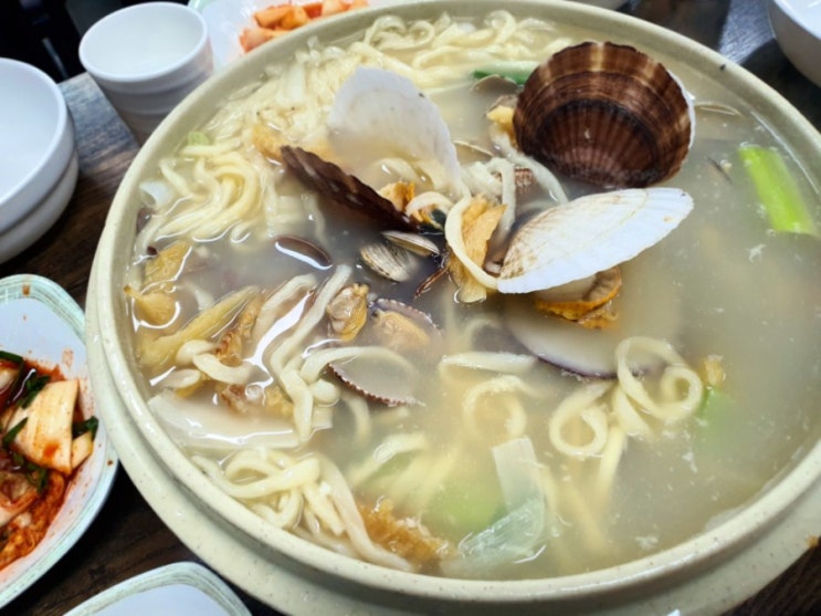 황해해물칼국수(인천 영종도 맛집! 을왕리 해수욕장 방문후)