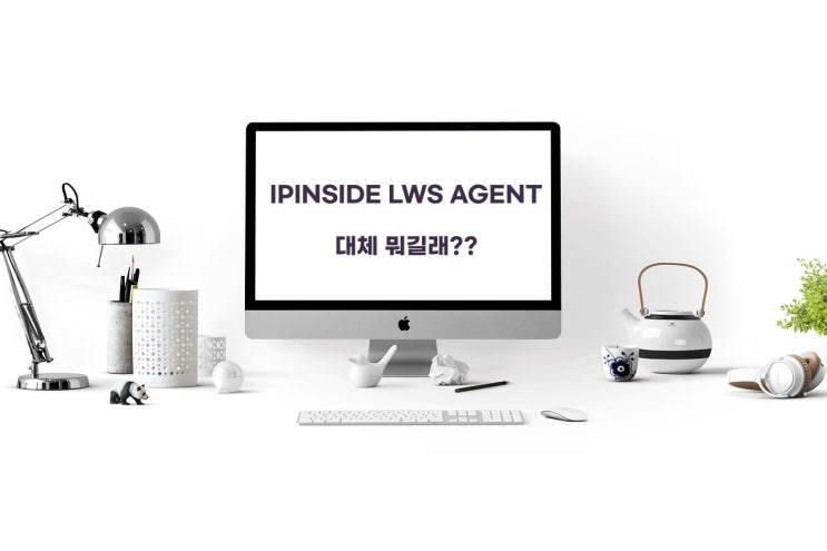 IPINSIDE LWS AGENT 삭제 하는법과 수동작동법