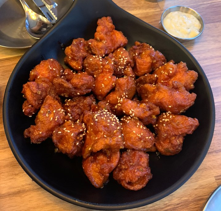  [방이동/잠실] 먹자골목 치킨 맛집 작살치킨 - 떡볶이와 치즈볼도 맛있는 송파구청 치킨집