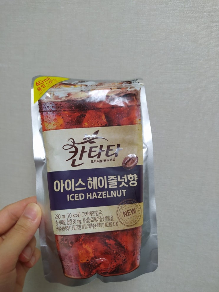  여름엔 칸타타 헤이즐넛 커피 봉지커피 구매 후기