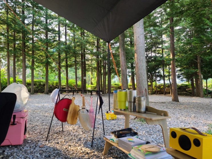  산청캠핑장 산청경호강캠핑장에서 평일캠 즐기기