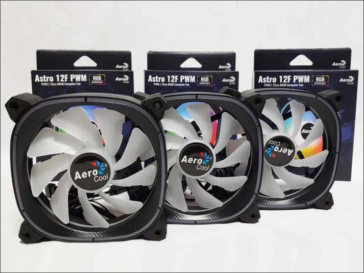  RGB에 제대로 취해보자~ RGB뽕맛쿨러 얼티메이크 AEROCOOL Astro 12F PWM ARGB