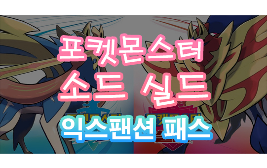 포켓몬스터 소드실드 익스팬션 패스 패키지 버전 8월 20일 발매!!