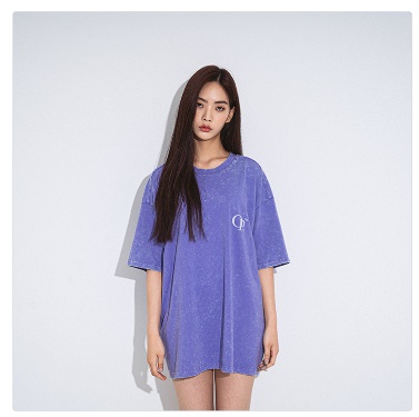 New Vintage Washing Tee(purple)영프로젝트 반팔 뉴 빈티지 뉴트로 유니섹스 캐주얼 브랜드