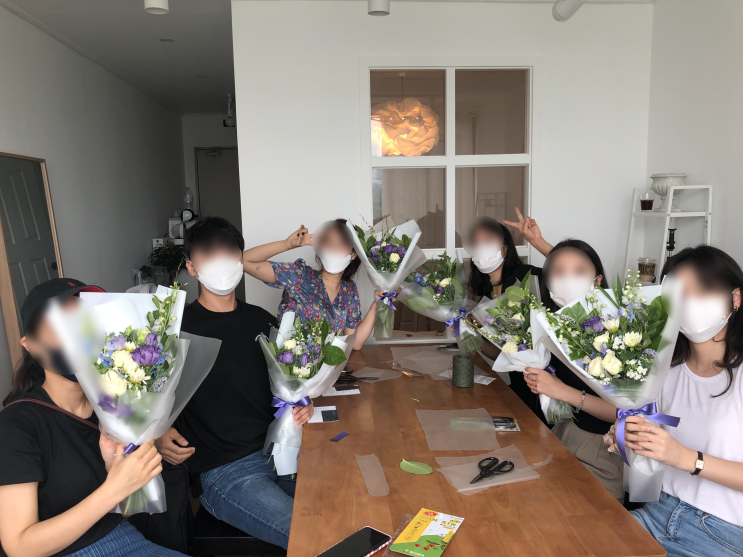  플샵표 원데이 플라워 클래스, 후기