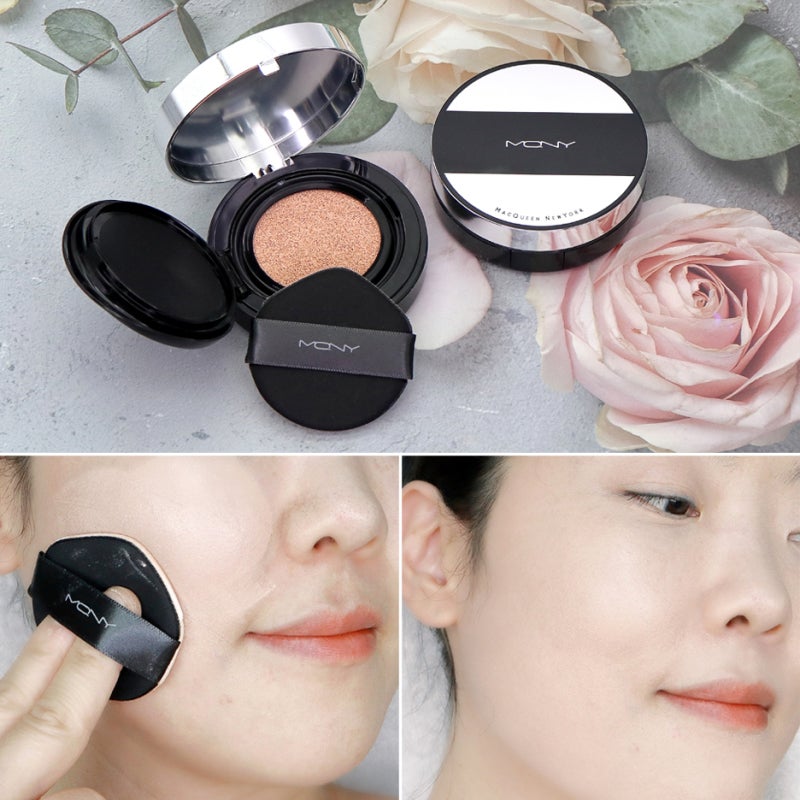 지속력 좋은 쿠션추천 맥퀸뉴욕 트리플 커버 퍼펙 쿠션