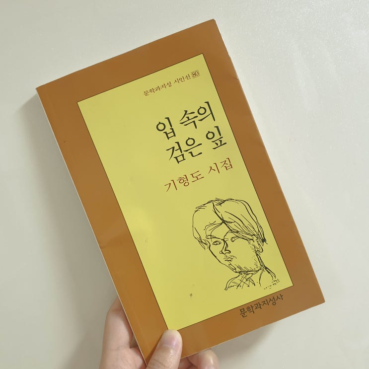  기형도 시집 , 입 속의 검은 잎 속 빈집 리뷰
