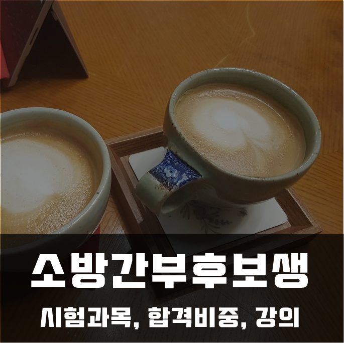  소방간부후보생 시험과목, 합격 비중, 인강 이렇다