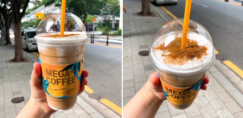 1탄】 메가커피 Ice 커피 전메뉴 후기! : 네이버 블로그