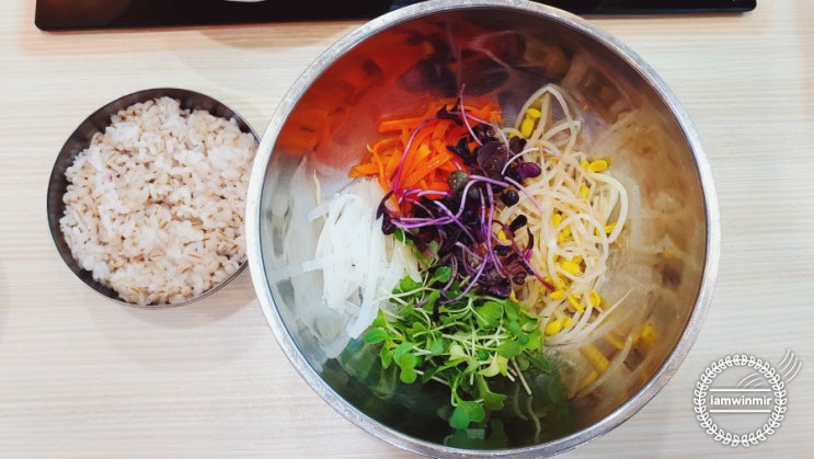 의왕 왕곡동 보리밥 + 청국장 + 우럼쌈장의 조합