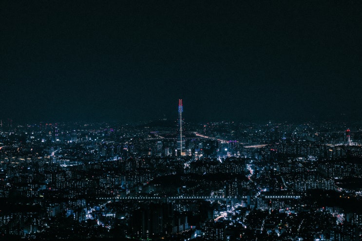  남한산성 서문 야경